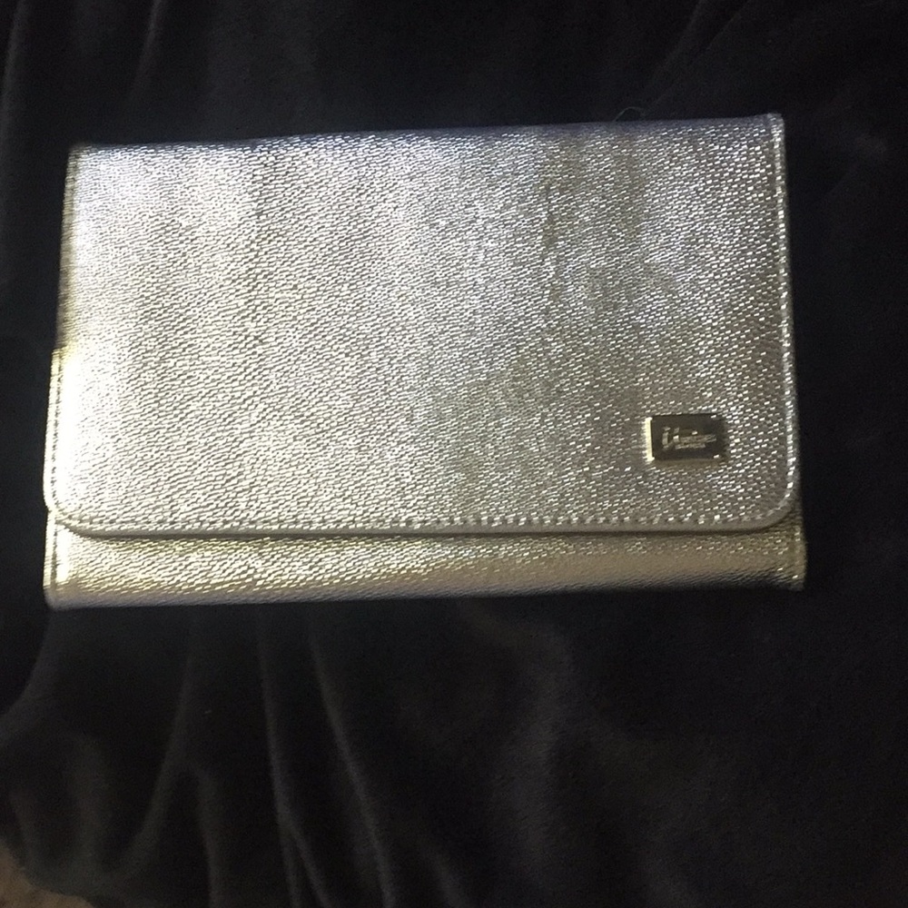 Fabulous silver clutch evening bag